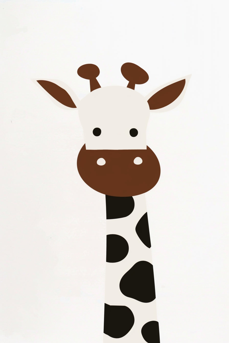 Minimalistická žirafa