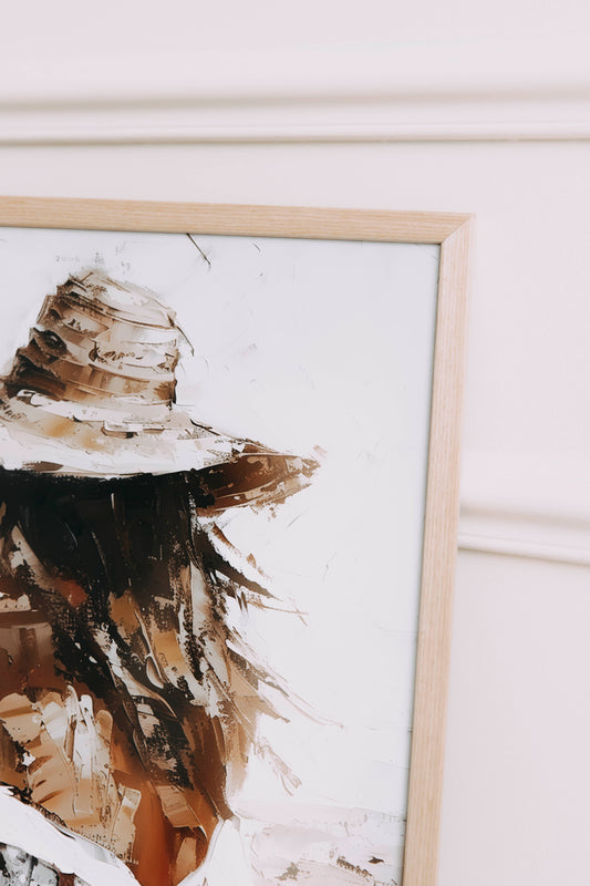 Fotorámeček světlé dřevo