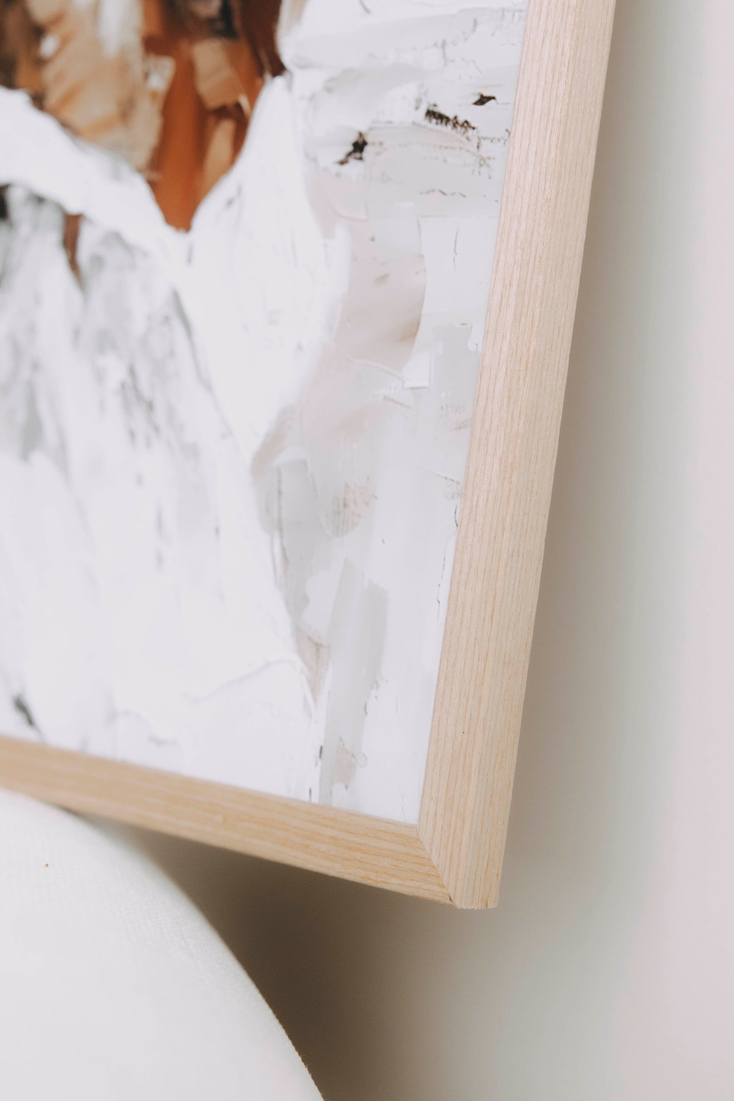 Fotorámeček světlé dřevo