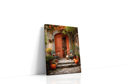 Podzimní odpočinek u terakotových dveří