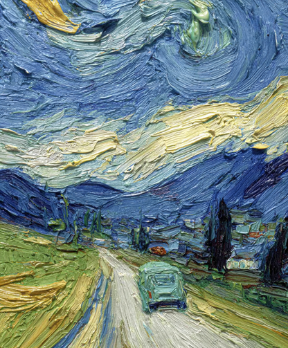 Cesta domů pod modrými víry nebe