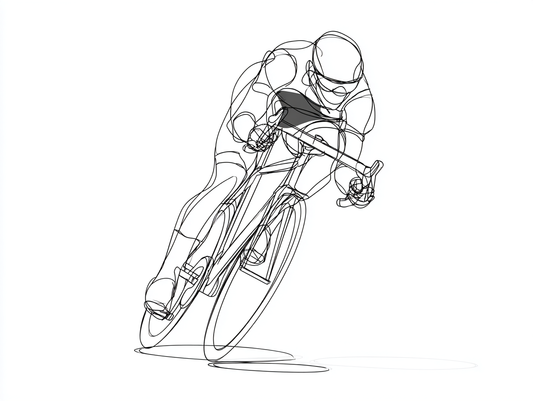 Rychlost na kole - Linie v pohybu