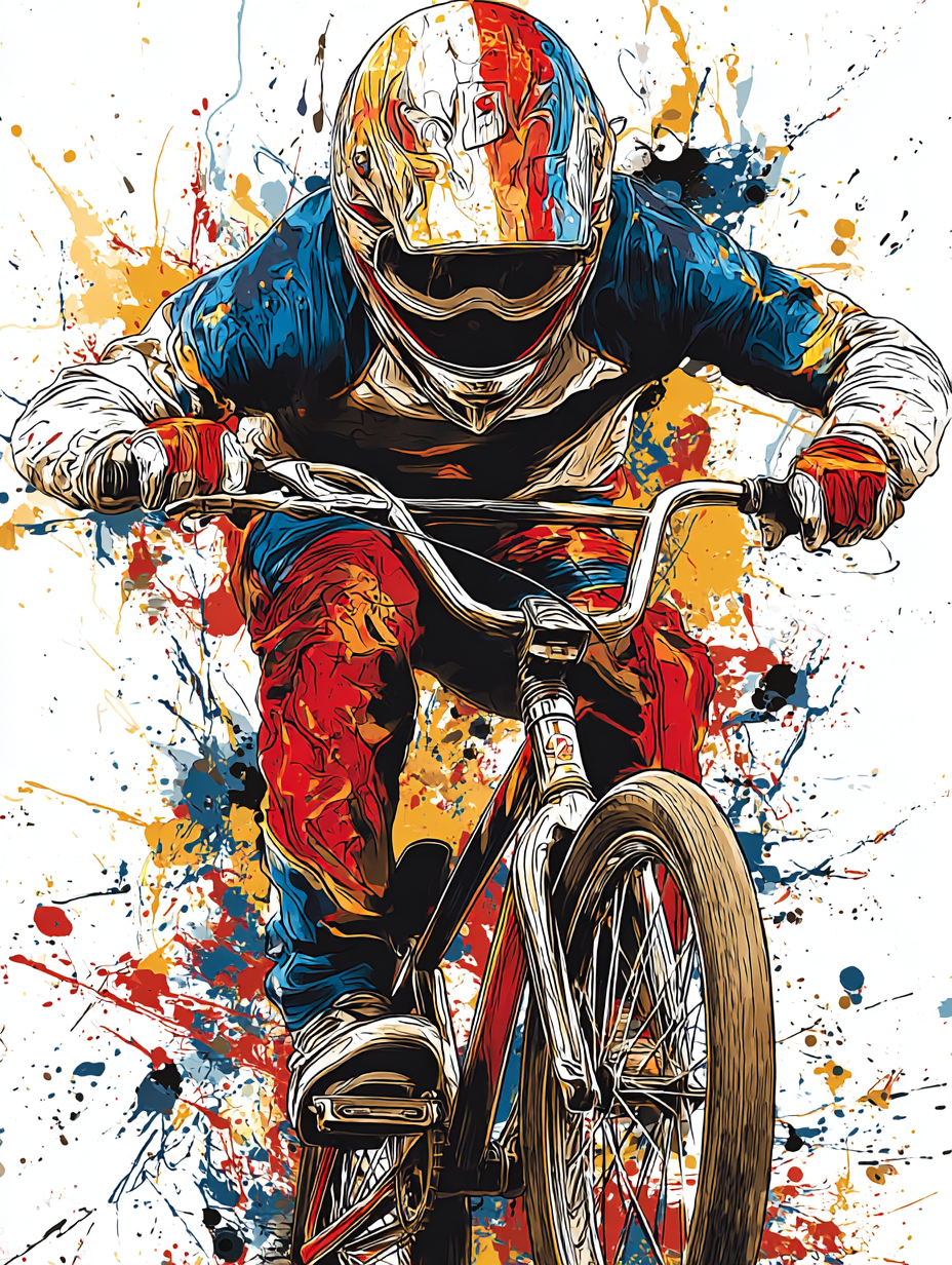 Adrenalinová jízda na BMX