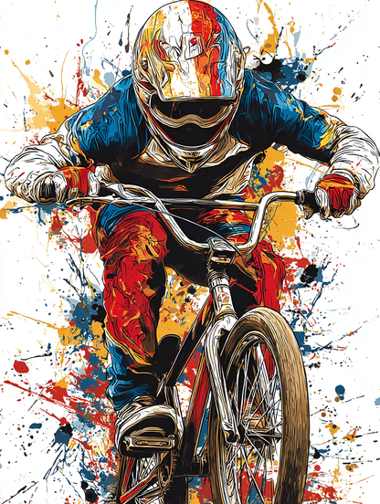 Adrenalinová jízda na BMX