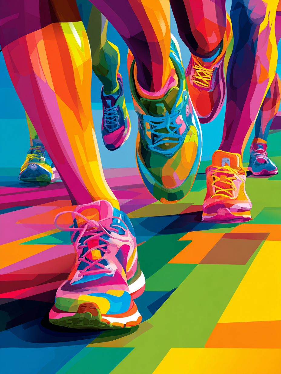 Běžecké tempo v barvách