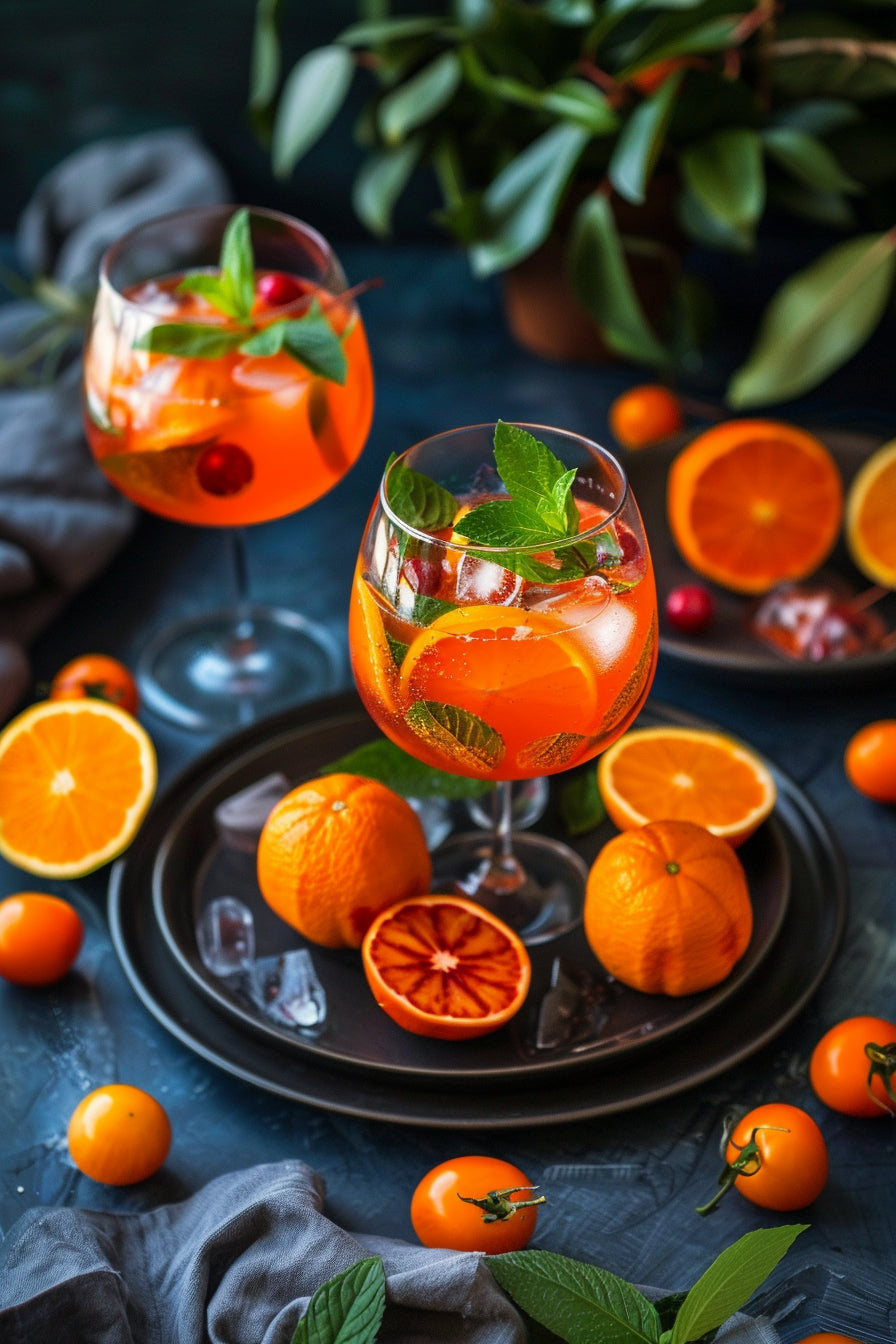 Aperol Spritz a pomeranče